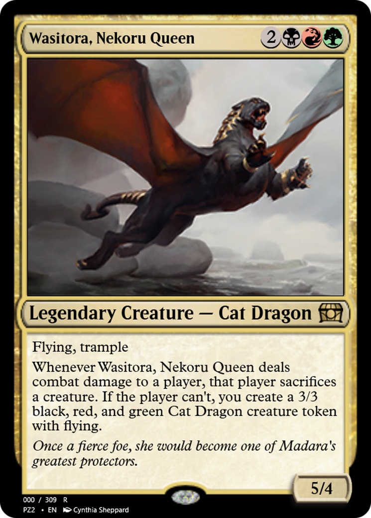 Wasitora, Nekoru Queen (PZ2-65705) - [Treasure Chest] Foil