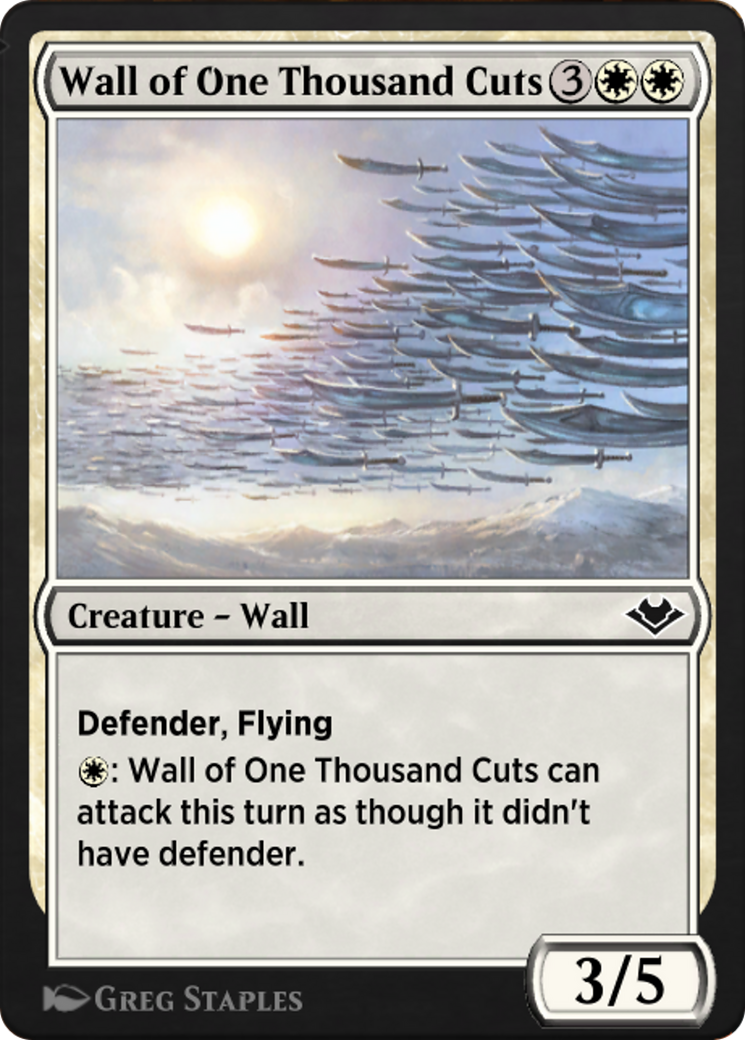 Wall of One Thousand Cuts (J21-157) - [Jumpstart: Historic Horizons]