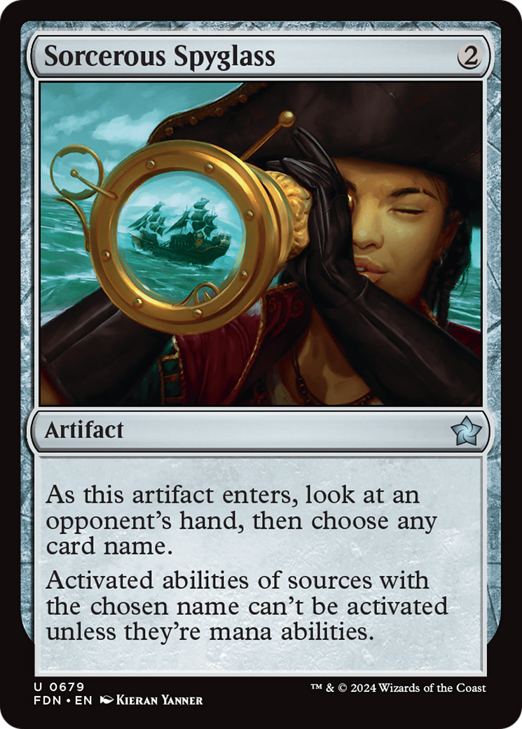 Sorcerous Spyglass (FDN-679) - [Foundations]