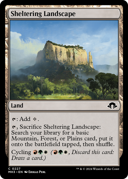 Paysage abritant (MH3-227) - [Modern Horizons 3] Foil 