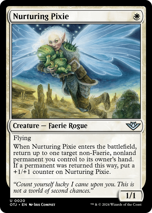 Nurturing Pixie (OTJ-020) - [Outlaws of Thunder Junction] Foil