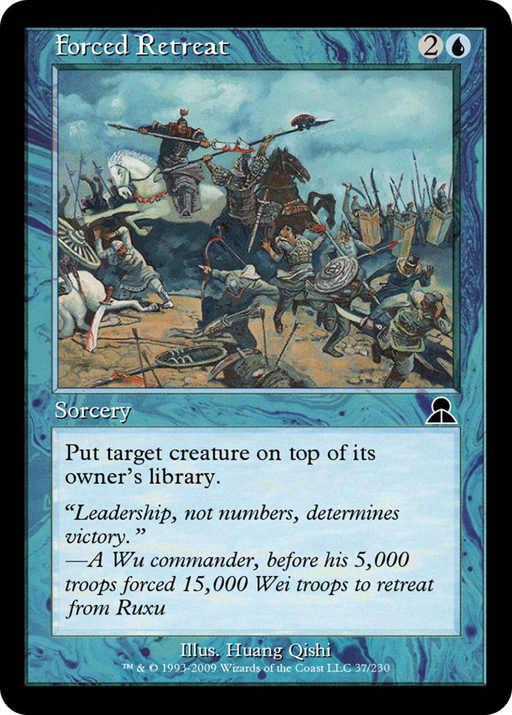 Forced Retreat (ME3-037) - [Masters Edition III] Foil