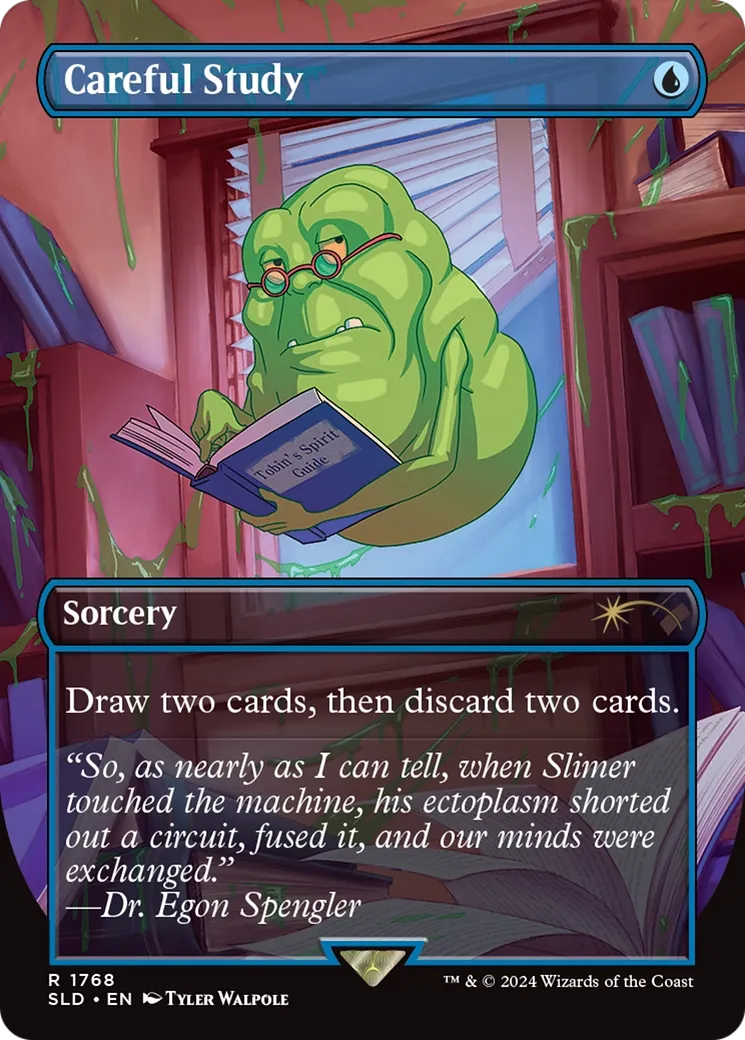 Careful Study (SLD-1768) - [Secret Lair Drop] (Borderless) Foil