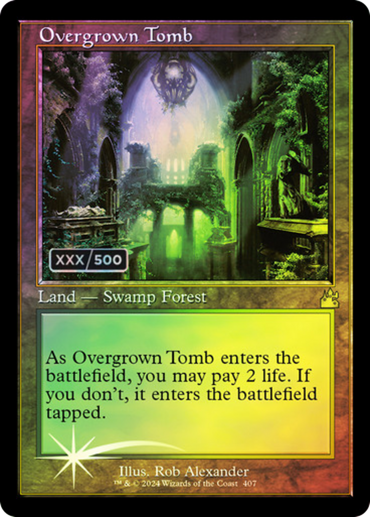 Overgrown Tomb (RVR-407Z) - [Ravnica Remastered] Foil