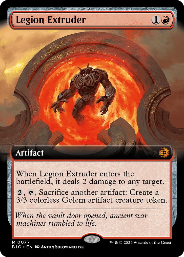 Legion Extruder (BIG-077) - [The Big Score]: (Extended Art)