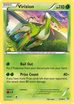 Virizion (12/98) [XY : Origines anciennes] 