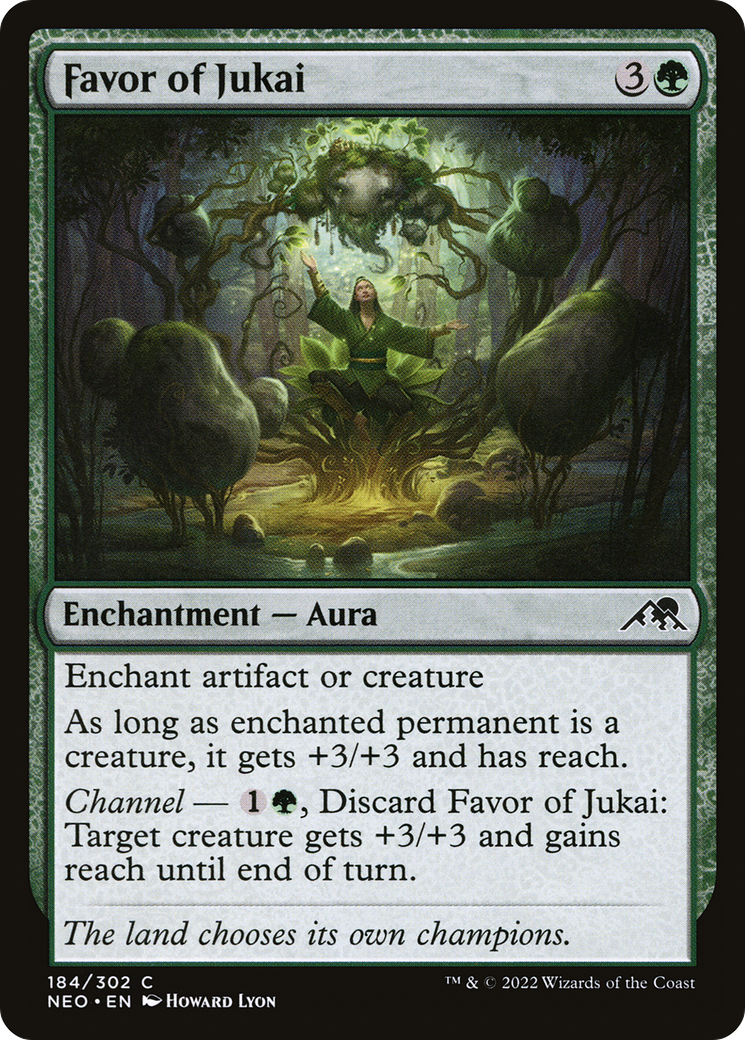 Favor of Jukai (NEO-184) - [Kamigawa: Neon Dynasty] Foil