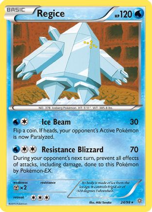 Regice (24/98) [XY : Origines anciennes] 