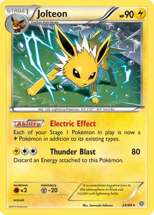 Jolteon (26/98) [XY : Origines anciennes] 