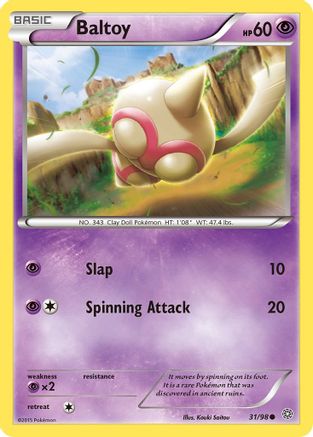 Baltoy (31)/98 - [XY  Ancient Origins]