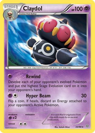 Claydol (33/98) [XY : Origines anciennes] 