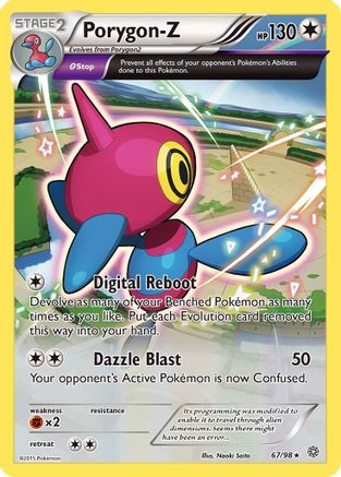 Porygon-Z (67) 67/98 - [XY  Ancient Origins] Holofoil