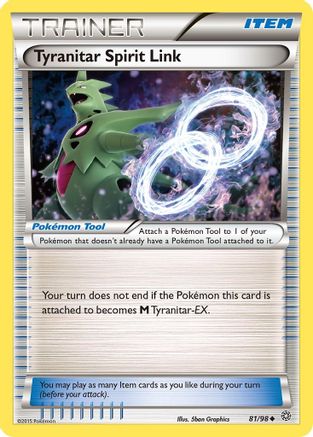 Lien spirituel Tyranitar (81/98) [XY : Origines anciennes] 