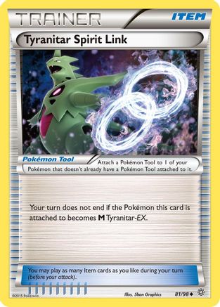 Tyranitar Spirit Link 81/98 - [XY  Ancient Origins]