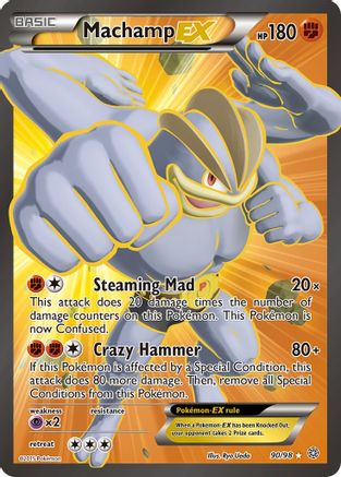 Machamp EX (90 Full Art)/98 - [XY  Ancient Origins] Holofoil