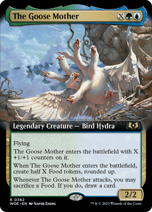 The Goose Mother (Extended Art) (WOE-362) - [Wilds of Eldraine]: (Extended Art)