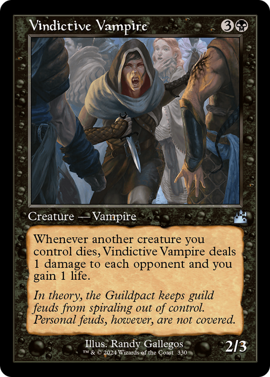 Vindictive Vampire (RVR-330) - [Ravnica Remastered] Foil