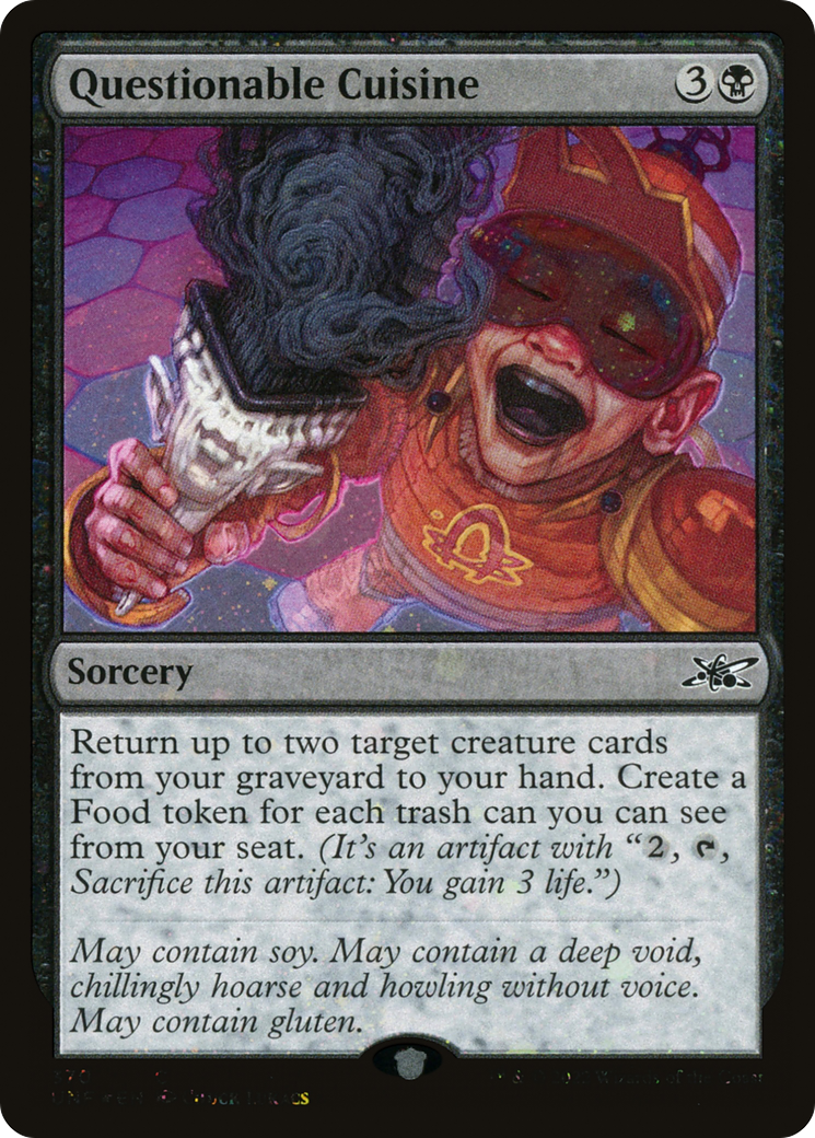 Questionable Cuisine (UNF-370) - [Unfinity] Foil