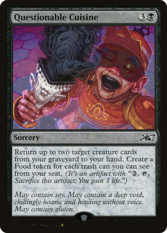 Questionable Cuisine (UNF-370) - [Unfinity] Foil
