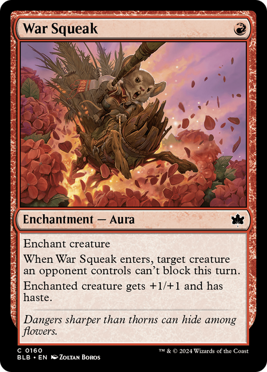 War Squeak (BLB-160) - [Bloomburrow] Foil