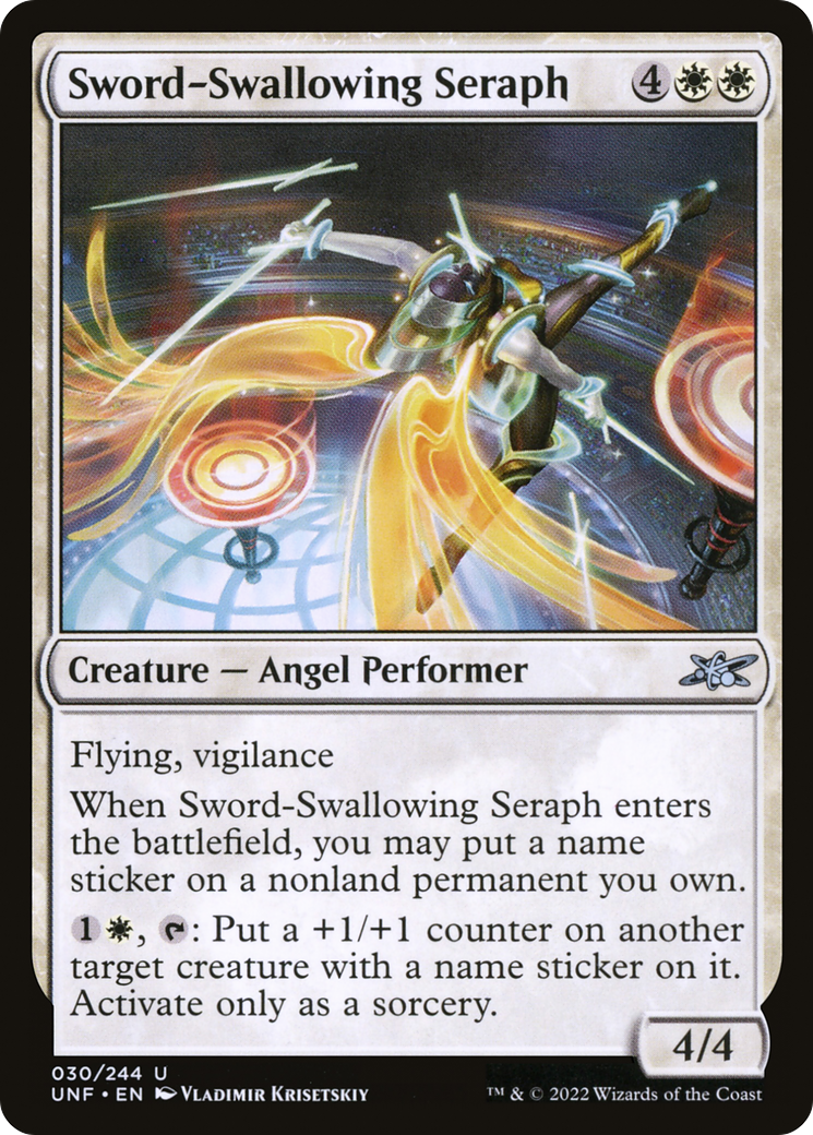 Sword-Swallowing Seraph (UNF-030) - [Unfinity]