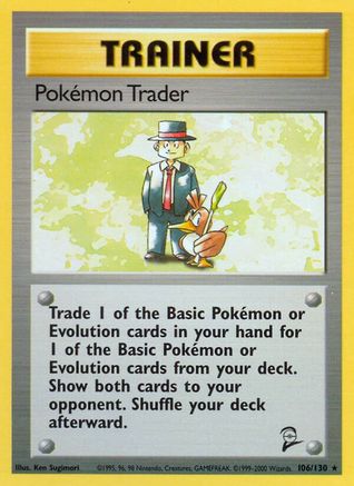 Pokemon Trader 106/130 - [Base Set 2]