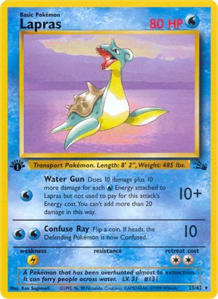 Lapras (25/62) [Fossil Unlimited]