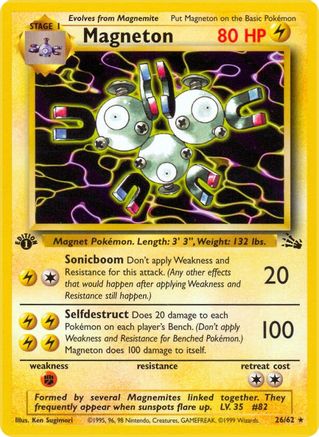 Magneton (26) 26/62 - [Fossil] 1st Edition