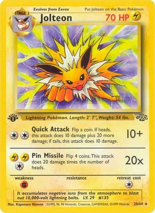 Jolteon (20/64) [Jungle Illimité] 