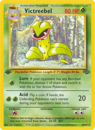 Victreebel (30) 30/64 - [Jungle] 1st Edition