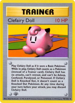 Clefairy Doll 70 - [Base Set Shadowless] Unlimited