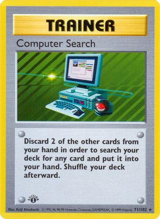 Computer Search 71 - [Base Set Shadowless] 1st Edition