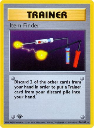 Item Finder 74 - [Base Set Shadowless] Unlimited