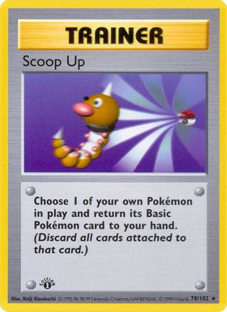 Scoop Up 78 - [Base Set Shadowless] 1st Edition