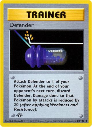 Defender 80 - [Base Set Shadowless] 1st Edition