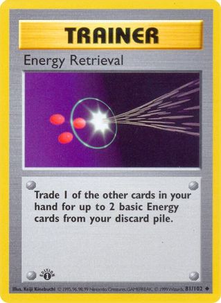 Energy Retrieval 81 - [Base Set Shadowless] Unlimited