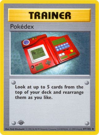 Pokedex 87 - [Base Set Shadowless] 1st Edition