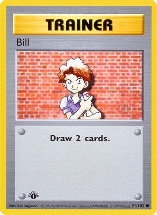 Bill 91 - [Base Set Shadowless] 1st Edition