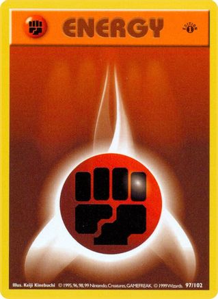 Fighting Energy 97 - [Base Set Shadowless] 1st Edition