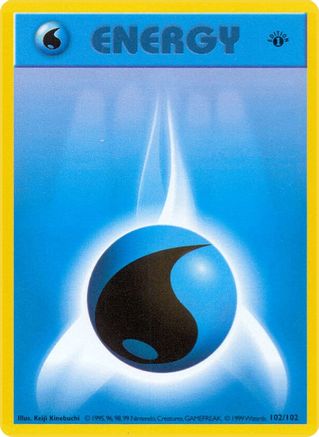 Water Energy 102 - [Base Set Shadowless] 1st Edition