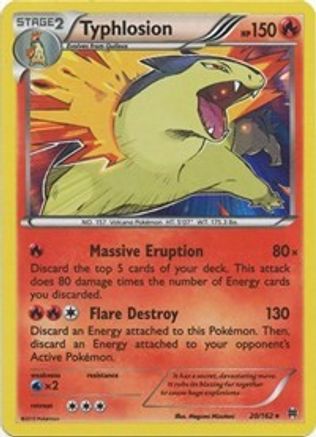 Typhlosion (20/162) [XY : PERCÉE] 