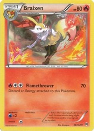 Braixen 26/162 - [XY  BREAKthrough]
