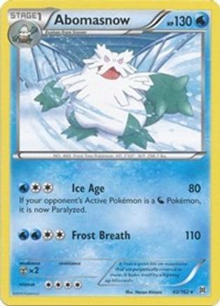 Abomasnow (40/162) [XY : PERCÉE] 