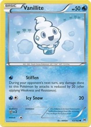 Vanillite (43/162) [XY : PERCÉE] 