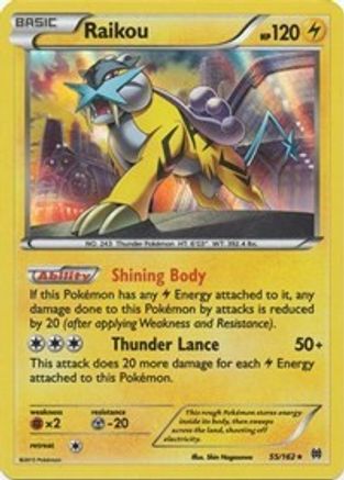 Raikou (55/162) [XY: BREAKthrough]