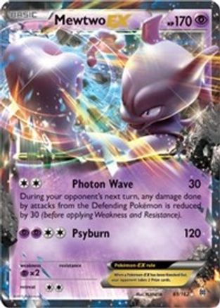 Mewtwo EX (61) (61/162) [BKT XY BREAKthrough] Holofoil