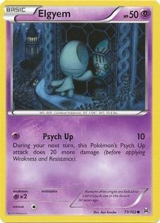 Elgyem 73/162 - [XY  BREAKthrough]
