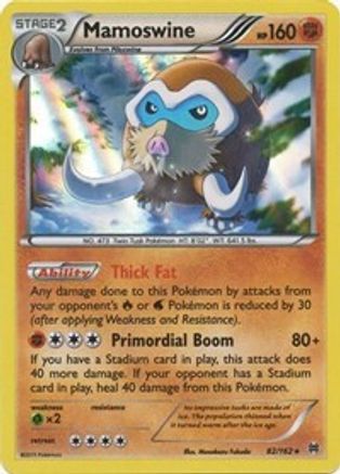 Mamoswine (82/162) [XY : PERCÉE] 