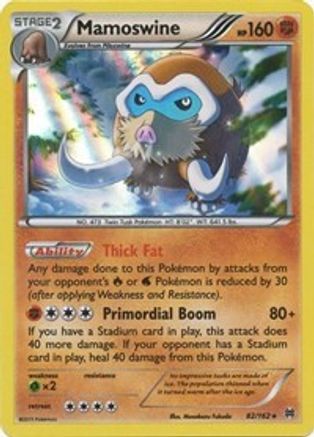 Mamoswine 82/162 - [XY  BREAKthrough] Holofoil