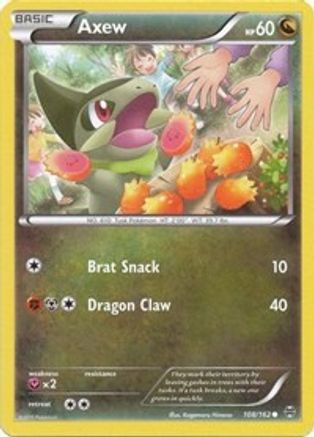 Axew (108/162) [XY : PERCÉE] 